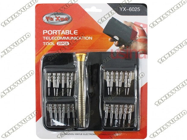 &u+ KIT DESTORNILLADORES CELULARES HERRAMIENTAS YAXUN YX-6025